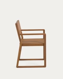 Emili Solid 100% FSC Acacia Garden Chair | Kave Home -Quality Furniture Store CC2168M46 1V02