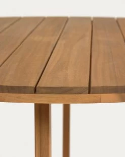 Dafne Round Garden Table In Solid Acacia Ã 120 Cm FSC 100% | Kave Home -Quality Furniture Store CC2171M46 1D03