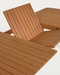 Hanzel Extendable Garden Table In Solid Eucalyptus 183 (240) X 100 Cm FSC 100% | Kave Home -Quality Furniture Store CC2172M46 1D01