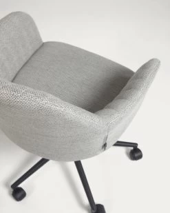 Madina Light Grey Office Chair | Kave Home -Quality Furniture Store CC2186VD14 1D01