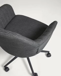 Madina Dark Grey Office Chair | Kave Home -Quality Furniture Store CC2186VD15 1D01