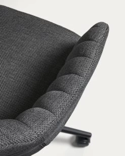 Madina Dark Grey Office Chair | Kave Home -Quality Furniture Store CC2186VD15 1D03
