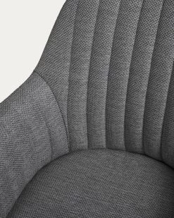 Madina Dark Grey Office Chair | Kave Home -Quality Furniture Store CC2186VD15 1D05