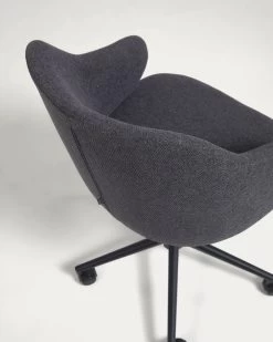 Einara Dark Grey Office Chair | Kave Home -Quality Furniture Store CC2187GR02 1D01