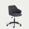 Einara Dark Grey Office Chair | Kave Home