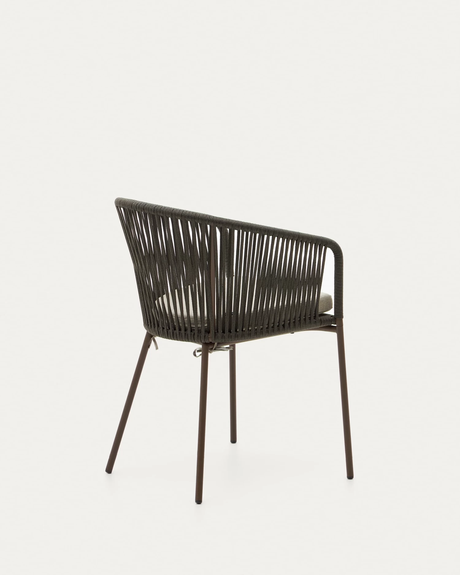 Yanet Green Rope Chair With Galvanised Steel Legs | Kave Home 10 Yanet Green Rope Chair With Galvanised Steel Legs | Kave Home - Image 8