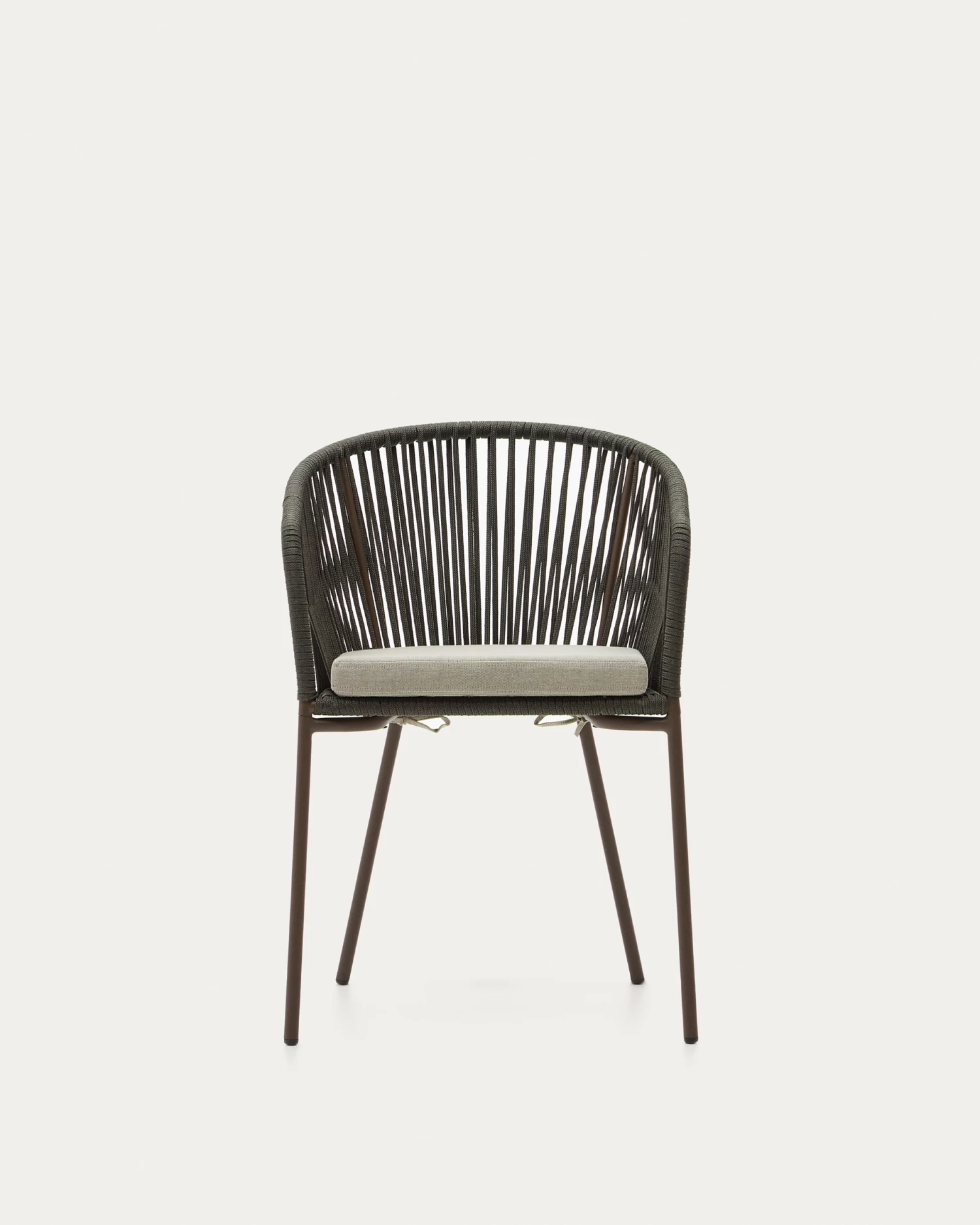 Yanet Green Rope Chair With Galvanised Steel Legs | Kave Home 12 Yanet Green Rope Chair With Galvanised Steel Legs | Kave Home - Image 10