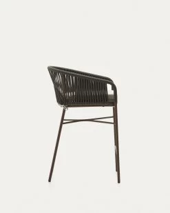 Yanet Stool Made From Green Cord And Galvanised Steel Height 65 Cm | Kave Home 16 Yanet Stool Made From Green Cord And Galvanised Steel Height 65 Cm | Kave Home -Quality Furniture Store CC2193J19 1V02