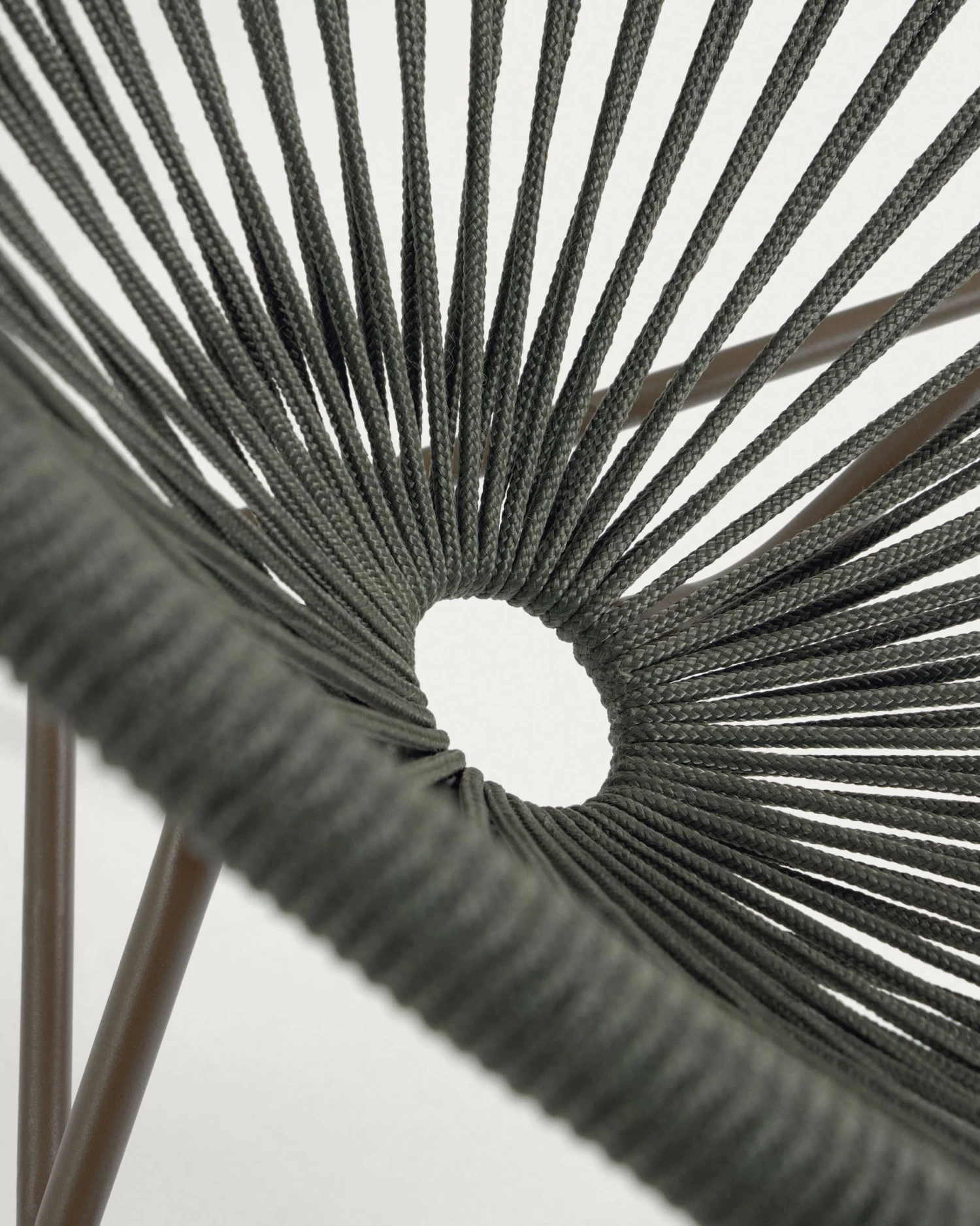 Samantha Armchair With Green Cord And Galvanised Steel. | Kave Home 5 Samantha Armchair With Green Cord And Galvanised Steel. | Kave Home - Image 3