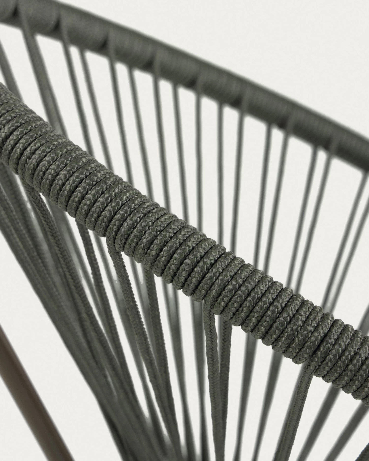 Samantha Armchair With Green Cord And Galvanised Steel. | Kave Home 7 Samantha Armchair With Green Cord And Galvanised Steel. | Kave Home - Image 5