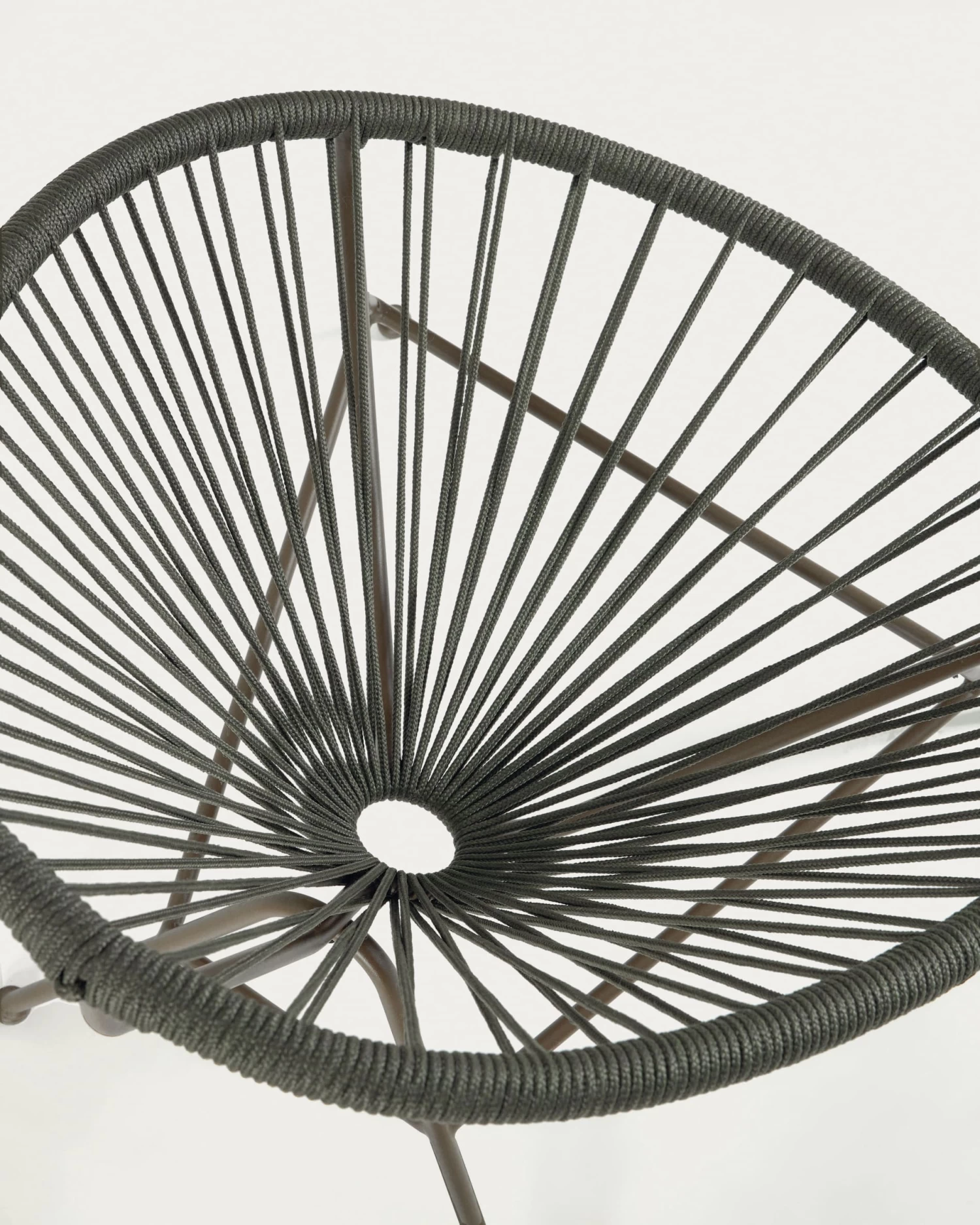 Samantha Armchair With Green Cord And Galvanised Steel. | Kave Home 9 Samantha Armchair With Green Cord And Galvanised Steel. | Kave Home - Image 7