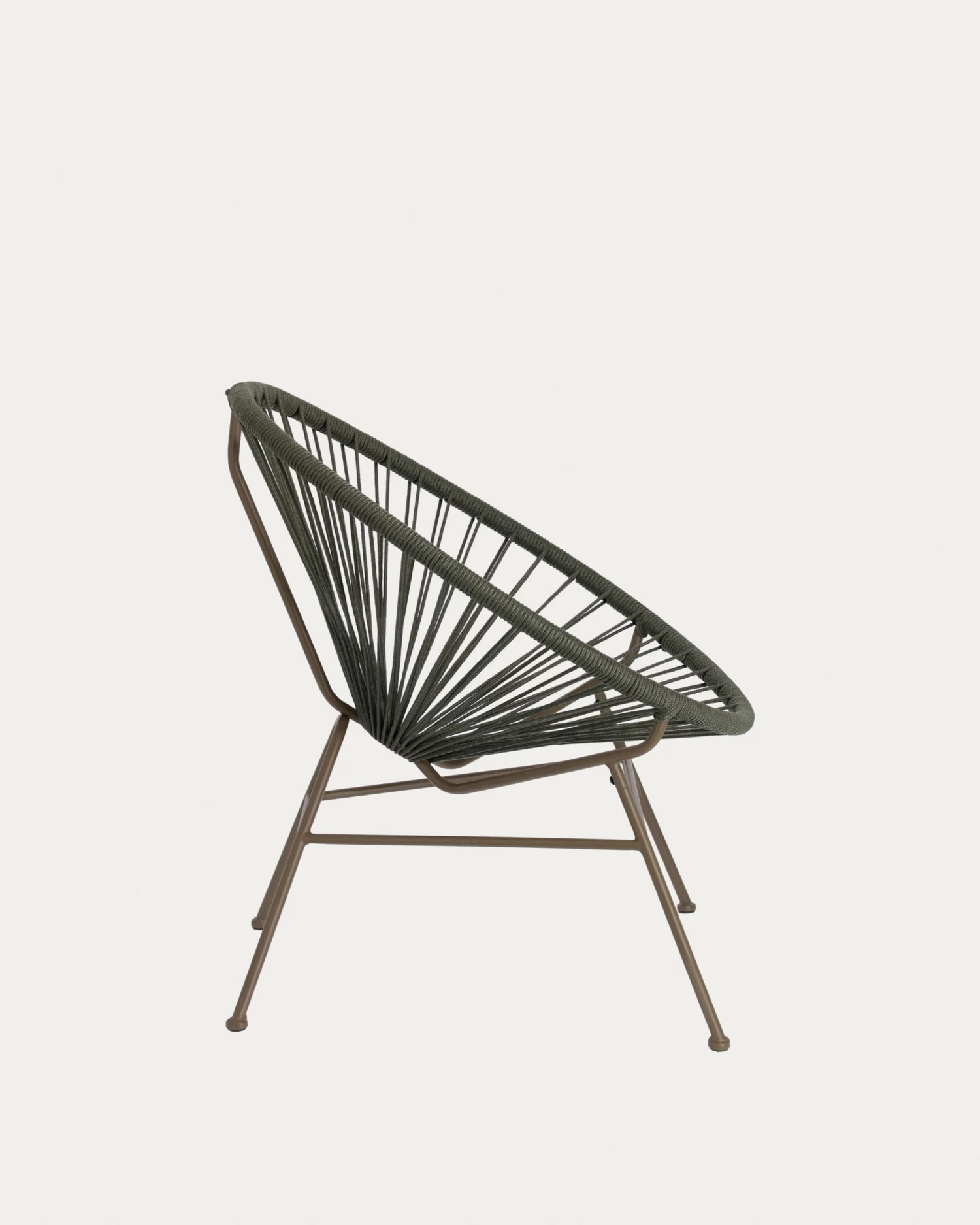 Samantha Armchair With Green Cord And Galvanised Steel. | Kave Home 8 Samantha Armchair With Green Cord And Galvanised Steel. | Kave Home - Image 6
