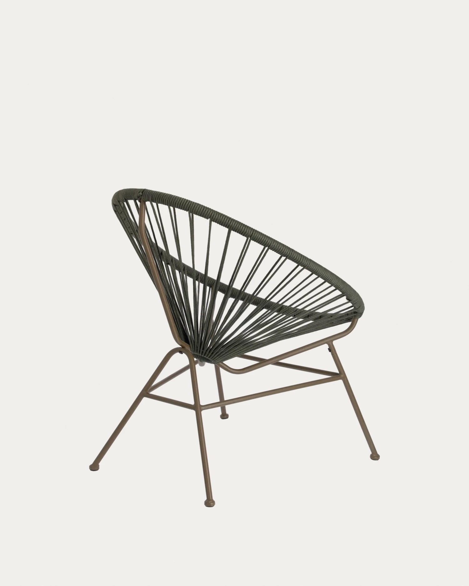 Samantha Armchair With Green Cord And Galvanised Steel. | Kave Home 10 Samantha Armchair With Green Cord And Galvanised Steel. | Kave Home - Image 8