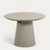 Itai Outdoor Round Cement Table Ã 120 Cm | Kave Home -Quality Furniture Store CC2218PR03 1V01