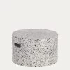 Jenell Outdoor Terrazzo Coffee Table In White à 52 Cm | Kave Home 2 Jenell Outdoor Terrazzo Coffee Table In White à 52 Cm | Kave Home -Quality Furniture Store CC2223PR05 1V01