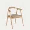 Majela Stackable Chair In Solid 100% FSC Eucalyptus With Oak-effect Finish And Beige Rope | Kave Home 2 Majela Stackable Chair In Solid 100% FSC Eucalyptus With Oak-effect Finish And Beige Rope | Kave Home -Quality Furniture Store CC2228J11 1V01