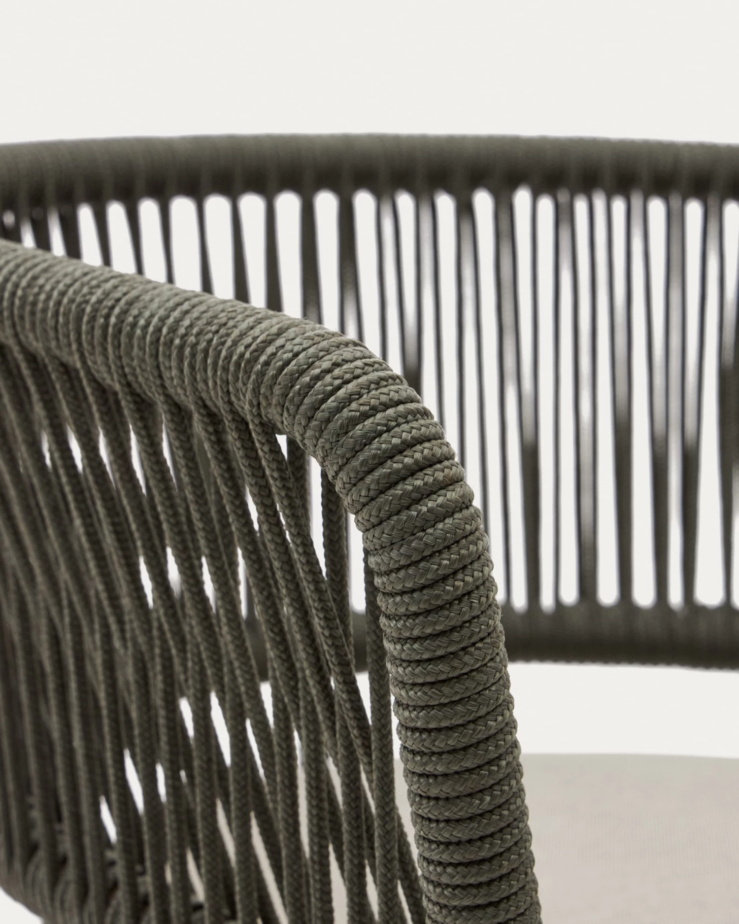 Nadin Green Cord Chair With Galvanised Steel Legs. | Kave Home 9 Nadin Green Cord Chair With Galvanised Steel Legs. | Kave Home - Image 7