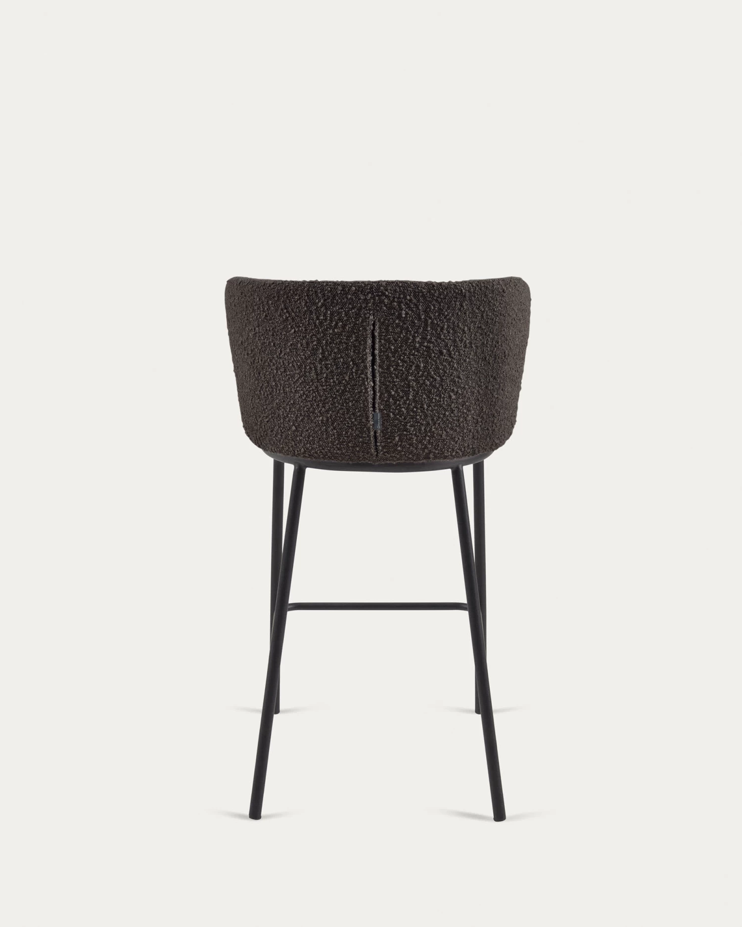 Ciselia Stool With Black Shearling And Black Metal Height 65 Cm | Kave Home 10 Ciselia Stool With Black Shearling And Black Metal Height 65 Cm | Kave Home - Image 8