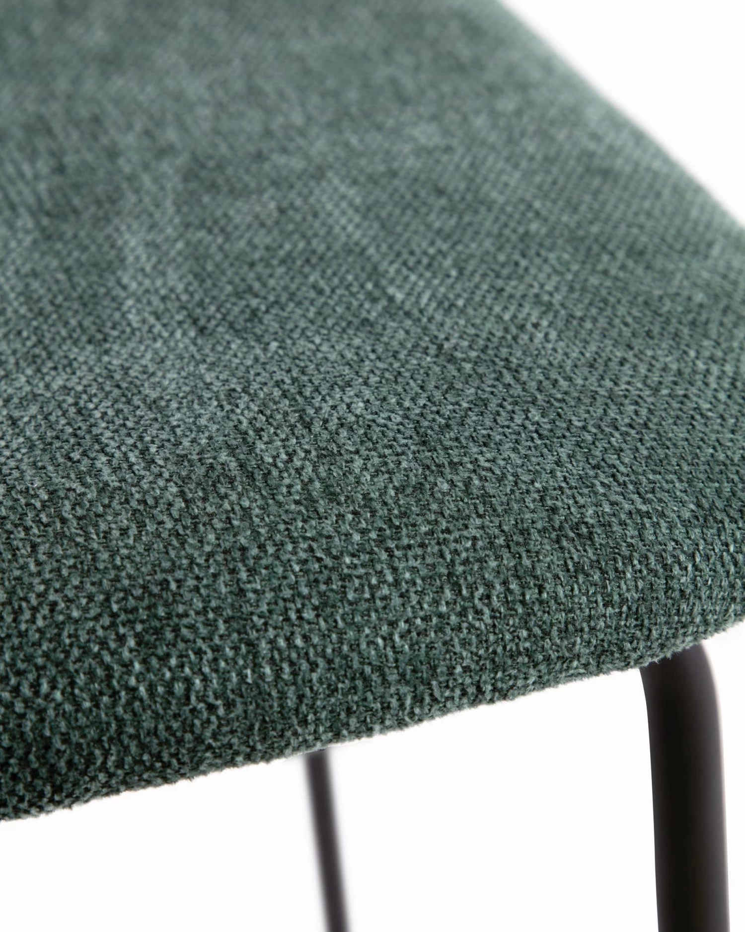 Benilda Dark Green Stackable Chair With Oak Veneer And Steel With Black Finish 5 Benilda Dark Green Stackable Chair With Oak Veneer And Steel With Black Finish - Image 3