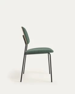 Benilda Dark Green Stackable Chair With Oak Veneer And Steel With Black Finish 16 Benilda Dark Green Stackable Chair With Oak Veneer And Steel With Black Finish -Quality Furniture Store CC3003KY19 1V02