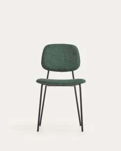 Benilda Dark Green Stackable Chair With Oak Veneer And Steel With Black Finish 18 Benilda Dark Green Stackable Chair With Oak Veneer And Steel With Black Finish -Quality Furniture Store CC3003KY19 1V04