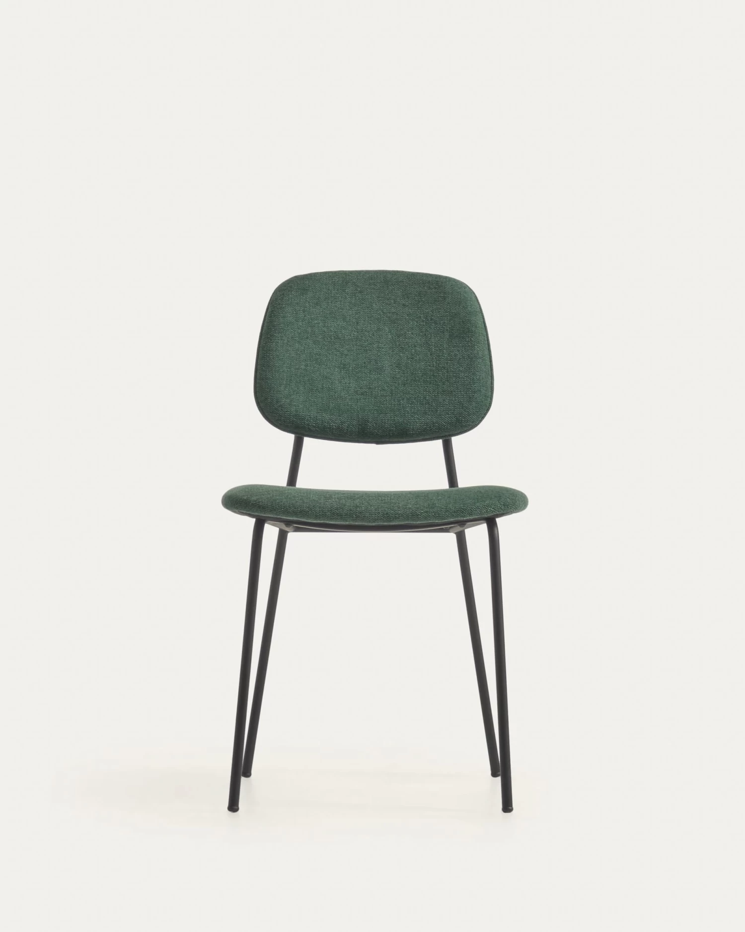 Benilda Dark Green Stackable Chair With Oak Veneer And Steel With Black Finish 10 Benilda Dark Green Stackable Chair With Oak Veneer And Steel With Black Finish - Image 8