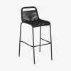 Lambton Stackable Stool In Black Rope And Black Finish Steel 74 Cm | Kave Home 1 Lambton Stackable Stool In Black Rope And Black Finish Steel 74 Cm | Kave Home -Quality Furniture Store CC5115J01 1V01