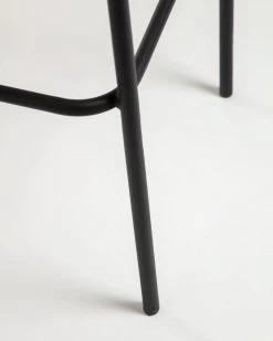 Lambton Stackable Stool In Brown Rope And Black Finish Steel 74 Cm | Kave Home 18 Lambton Stackable Stool In Brown Rope And Black Finish Steel 74 Cm | Kave Home -Quality Furniture Store CC5115J11 1D03