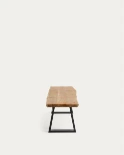 Alaia Bench In Solid Acacia Wood With Black Steel Legs 160 Cm | Kave Home 14 Alaia Bench In Solid Acacia Wood With Black Steel Legs 160 Cm | Kave Home -Quality Furniture Store CC5163M43 1V03