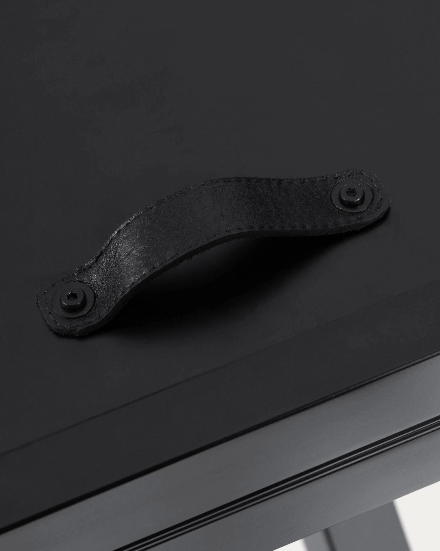 Vashti Extendable Round Glass Table With Steel Legs With Black Finish à 120 (160) Cm | Kave Home 9 Vashti Extendable Round Glass Table With Steel Legs With Black Finish à 120 (160) Cm | Kave Home - Image 7