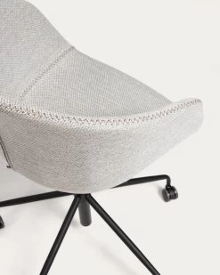 Yvette Light Grey Office Chair | Kave Home 14 Yvette Light Grey Office Chair | Kave Home -Quality Furniture Store CC5171VD14 1D01