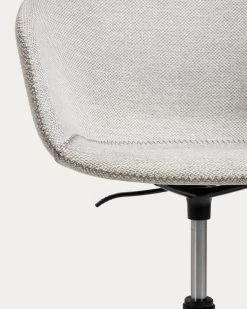 Yvette Light Grey Office Chair | Kave Home 18 Yvette Light Grey Office Chair | Kave Home -Quality Furniture Store CC5171VD14 1D03