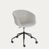 Yvette Light Grey Office Chair | Kave Home -Quality Furniture Store CC5171VD14 1V01