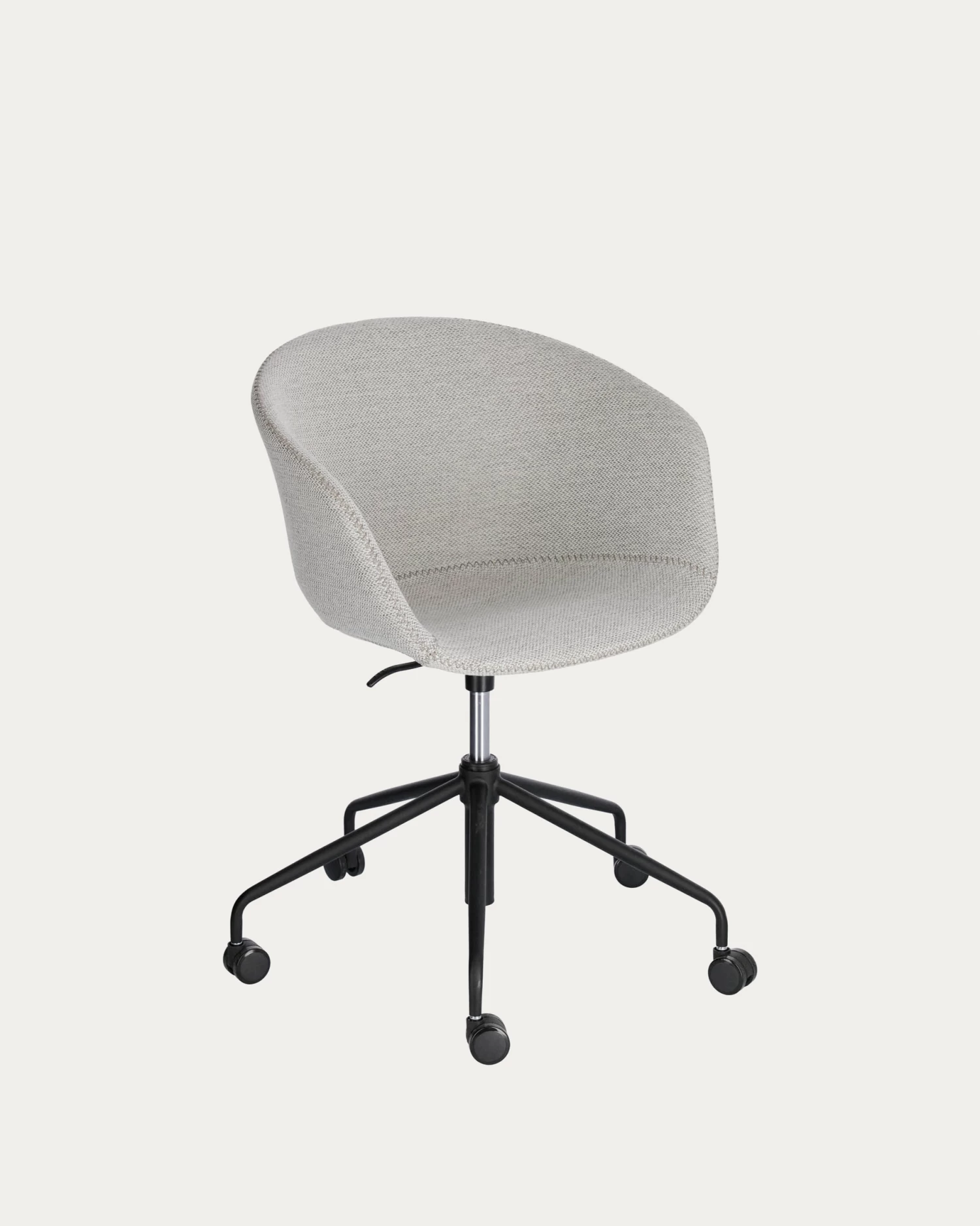 Yvette Light Grey Office Chair | Kave Home 3 Yvette Light Grey Office Chair | Kave Home