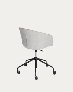 Yvette Light Grey Office Chair | Kave Home 19 Yvette Light Grey Office Chair | Kave Home -Quality Furniture Store CC5171VD14 1V03