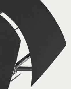 Yodalia Extendable Glass Table With Steel Legs With Black Finish 130 (190) X 100 Cm | Kave Home -Quality Furniture Store CC5179C01 1D02