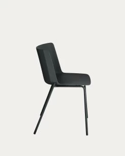 Hannia Black Chair | Kave Home -Quality Furniture Store CC5184S01 1V02