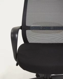 Melva Office Chair In Black | Kave Home -Quality Furniture Store CC5188J01 1D02