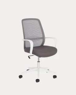Melva Office Chair In Grey | Kave Home