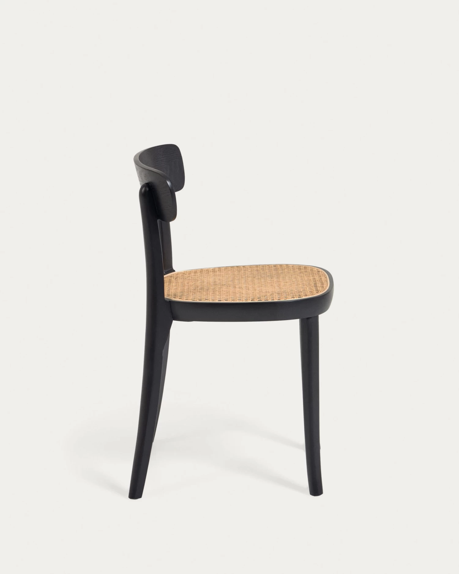 Romane Chair In Solid Beech With Black Finish Ash Veneer And Rattan | Kave Home 8 Romane Chair In Solid Beech With Black Finish Ash Veneer And Rattan | Kave Home - Image 6