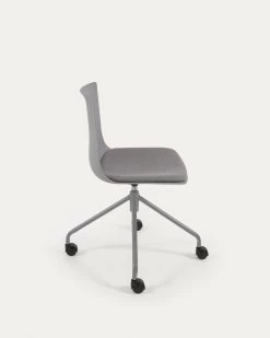 Ralfi Grey Desk Chair With Light Grey Seat | Kave Home -Quality Furniture Store CC5209VD03 1V02