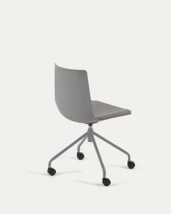 Ralfi Grey Desk Chair With Light Grey Seat | Kave Home -Quality Furniture Store CC5209VD03 1V03