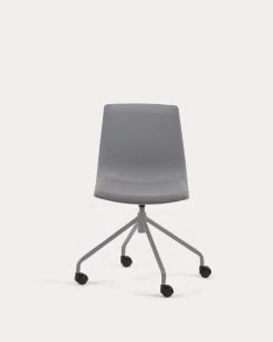 Ralfi Grey Desk Chair With Light Grey Seat | Kave Home -Quality Furniture Store CC5209VD03 1V04