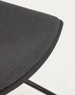 Ralfi Black Desk Chair With Black Seat | Kave Home -Quality Furniture Store CC5209VD15 1D02