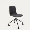 Ralfi Black Desk Chair With Black Seat | Kave Home