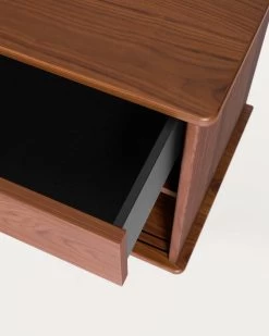 Carolin Walnut Wood Veneer Sideboard With 2 Doors And 1 Drawer, 180 X 83.8 Cm -Quality Furniture Store CC5216M41 1D03