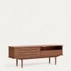 Carolin Walnut Wood Veneer Single Door & Drawer TV Stand, 180 X 63.5 Cm 1 Carolin Walnut Wood Veneer Single Door & Drawer TV Stand, 180 X 63.5 Cm -Quality Furniture Store CC5217M41 1V01