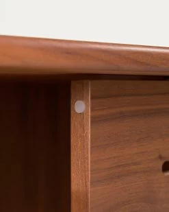 Carolin In Veneered Walnut Shelf Unit 130 X 169 Cm | Kave Home -Quality Furniture Store CC5218M41 1D02