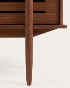 Carolin In Veneered Walnut Shelf Unit 130 X 169 Cm | Kave Home -Quality Furniture Store CC5218M41 1D03