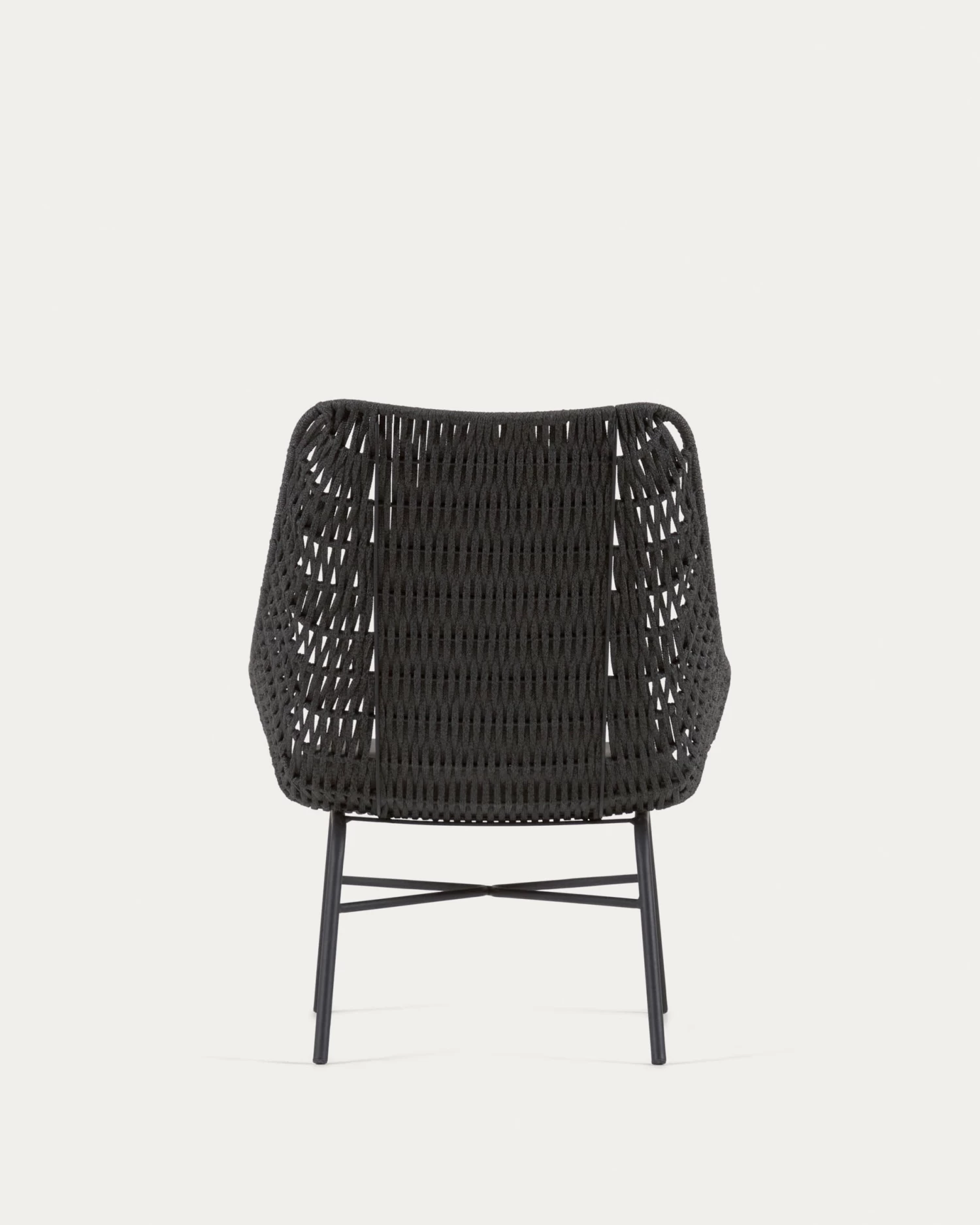 Abeli Cord Armchair In Black 10 Abeli Cord Armchair In Black - Image 9